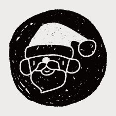 Santa Claus doodle drawing N5