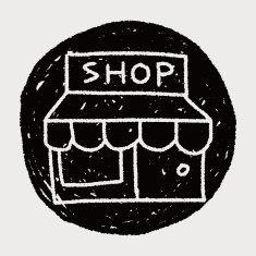 shop store doodle drawing N28