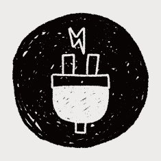 plug doodle drawing N10