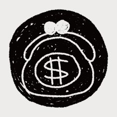 purse doodle drawing N5