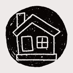 house doodle drawing N10