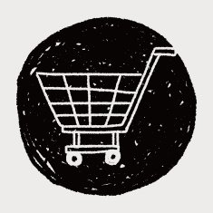 doodle Shopping cart N37
