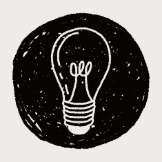 Doodle Light bulb N14