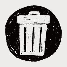 Doodle Trash can N5
