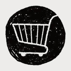 doodle Shopping cart N39