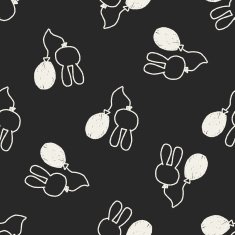 balloon doodle drawing seamless pattern background
