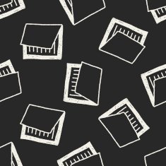 notebook doodle drawing seamless pattern background