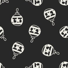 Ornament doodle drawing seamless pattern background