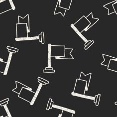 flag doodle drawing seamless pattern background N5
