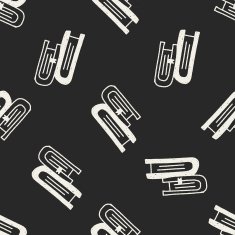 book doodle drawing seamless pattern background N2