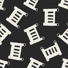 baby bed doodle drawing seamless pattern background