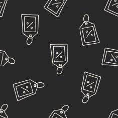 tag doodle drawing seamless pattern background N3
