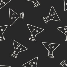 Experiments bottle doodle drawing seamless pattern background N2