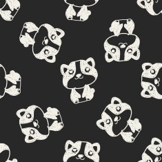 Doodle Mouse seamless pattern background