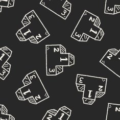 Doodle Podium seamless pattern background N4