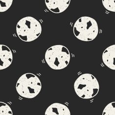 Doodle Earth seamless pattern background N2