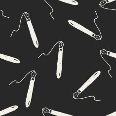 doodle pen seamless pattern background N5