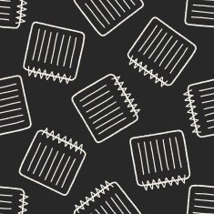 doodle notebook seamless pattern background N5