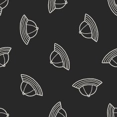 doodle hat seamless pattern background N5