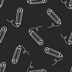 doodle pencil seamless pattern background