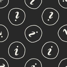 Doodle botton seamless pattern background