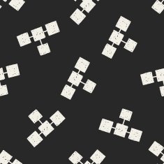 Doodle Link seamless pattern background N6