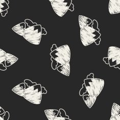 doodle Island seamless pattern background