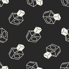 Doodle Perfume seamless pattern background N3