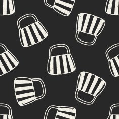 Doodle Bag seamless pattern background N2
