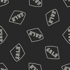 doodle sale seamless pattern background N5
