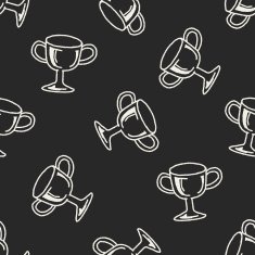 Doodle Reward seamless pattern background N3
