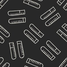 Doodle Test tube seamless pattern background N16