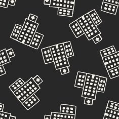 Doodle Hospital seamless pattern background N3