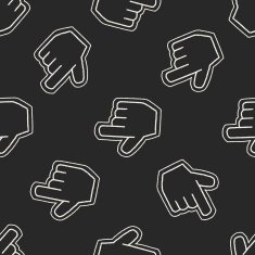 Doodle point seamless pattern background N2