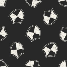 Doodle Protect seamless pattern background