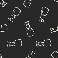 Doodle Nurse seamless pattern background N3