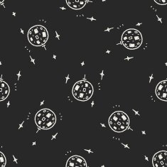 doodle party seamless pattern background N4