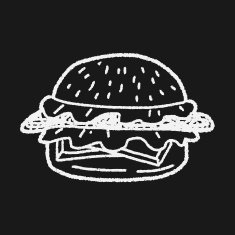 Doodle Hamburger N10