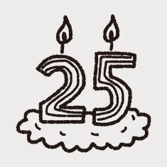 doodle candle N25