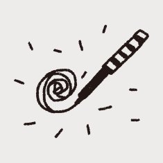 doodle Celebrate horn N11