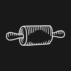 Doodle Rolling pin N5