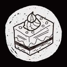 doodle cake N184