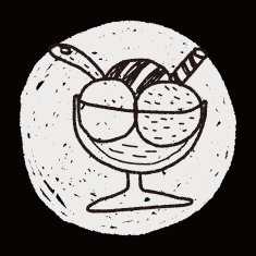 ice cream doodle drawing N21