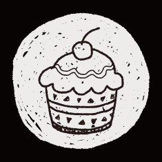 doodle cake N185