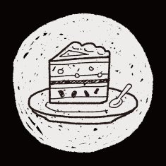 doodle cake N186