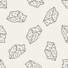 sponge doodle seamless pattern background N2
