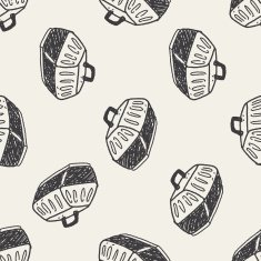 doodle pet carrier seamless pattern background N7
