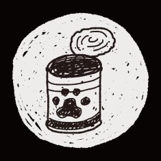 doodle dog food can N4