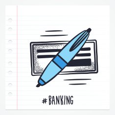 Doodle Check With Pen