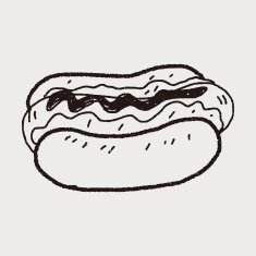 hot dog doodle N7